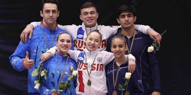 Akrobatlarımız Dünya kubokunun bürünc medalını qazandılar