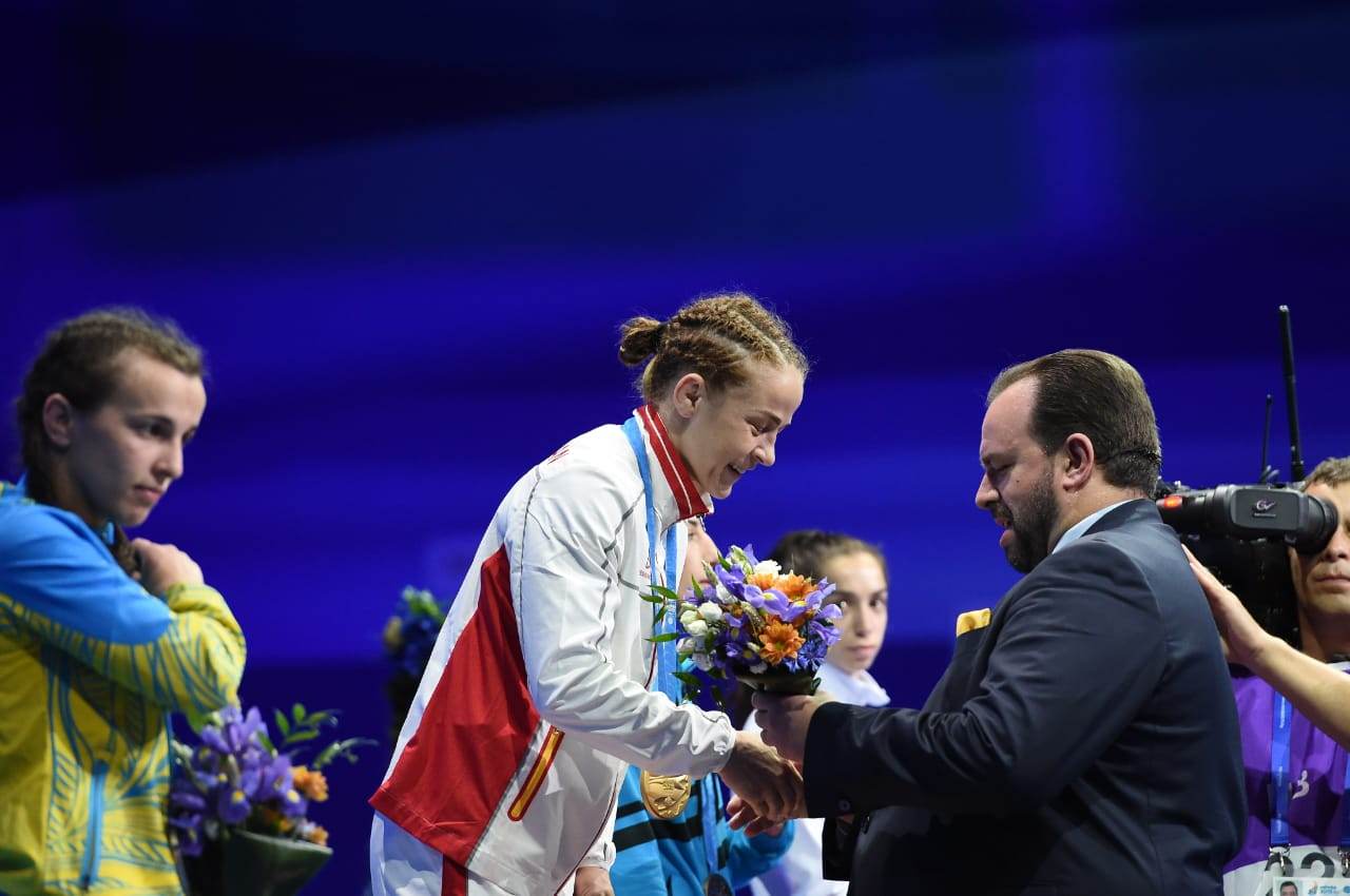 Mariya Stadnik ölkəmizə üçüncü qızıl medalı qazandırdı