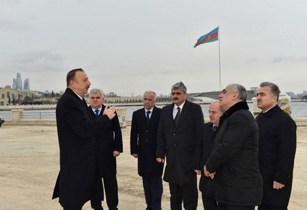 Prezident İlham Əliyev birinci Avropa Oyunlarına hazırlıq işlərinin gedişi ilə tanış olub