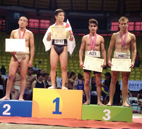 Sumoçumuz Tayvanda bürünc medal qazanıb