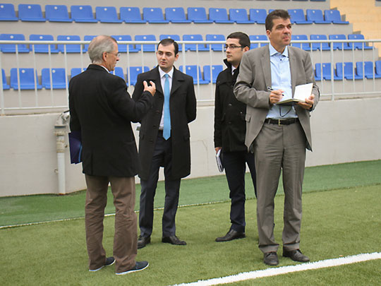 UEFA nümayəndələri Bakıda səfərdədirlər