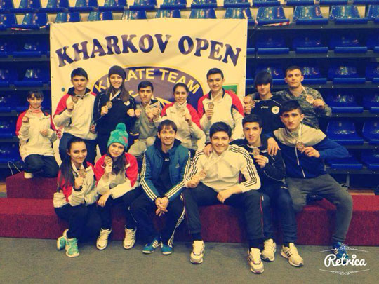 “Kharkov Open”də 14 medal