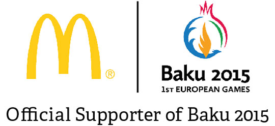“McDonald’s” şirkəti Bakı-2015 Avropa Oyunlarının rəsmi tərəfdaşıdır